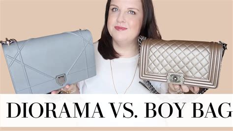 dior diorama vs chanel boy